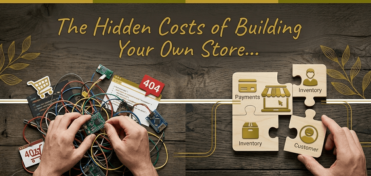The Hidden Costs of Building Your Own Store (Time vs. Money)