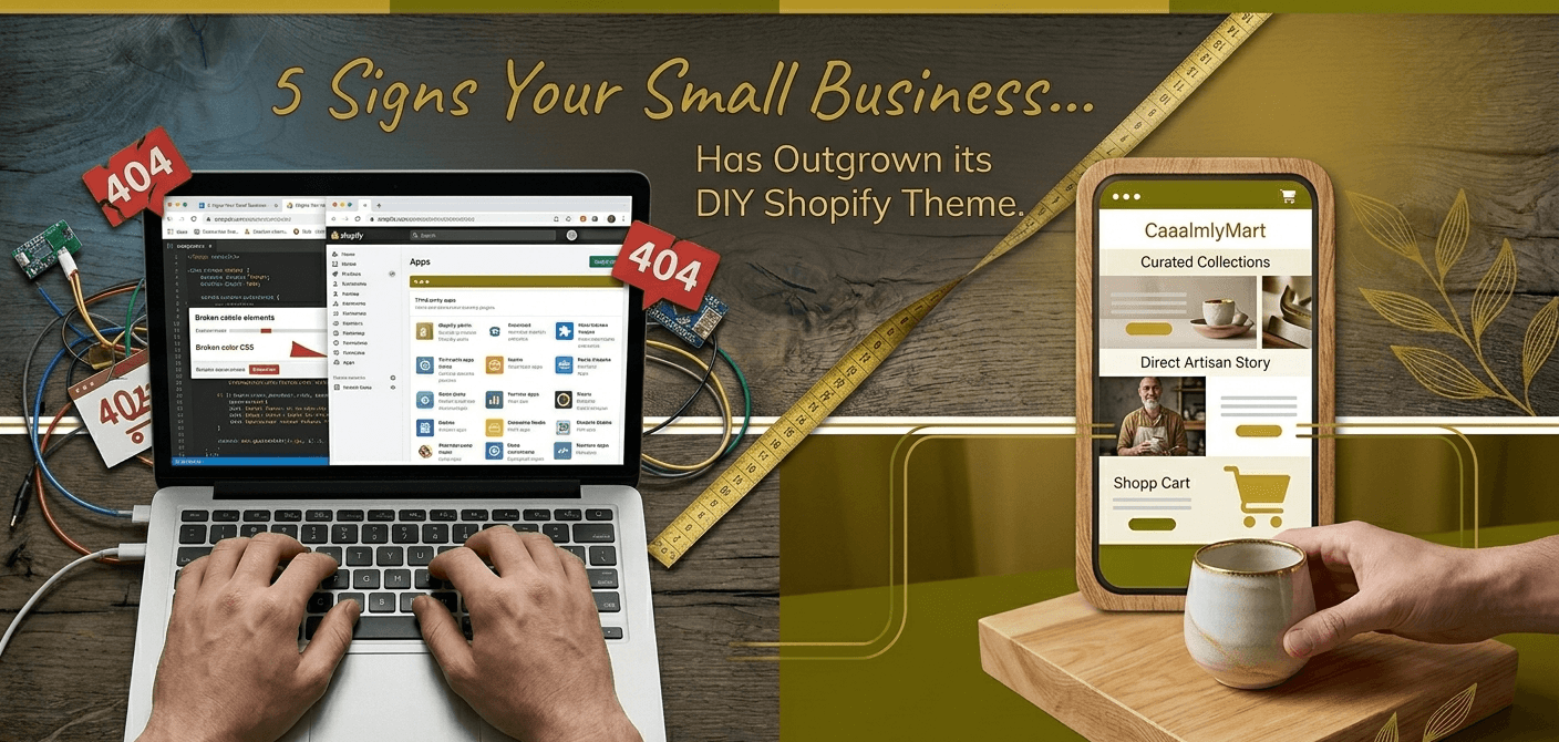 5 Signs Your Small Business has Outgrown its DIY Shopify Theme